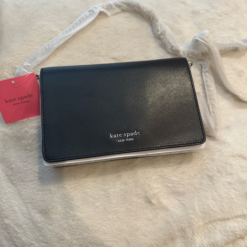 Kate Spade Black Leather Shoulder Bag